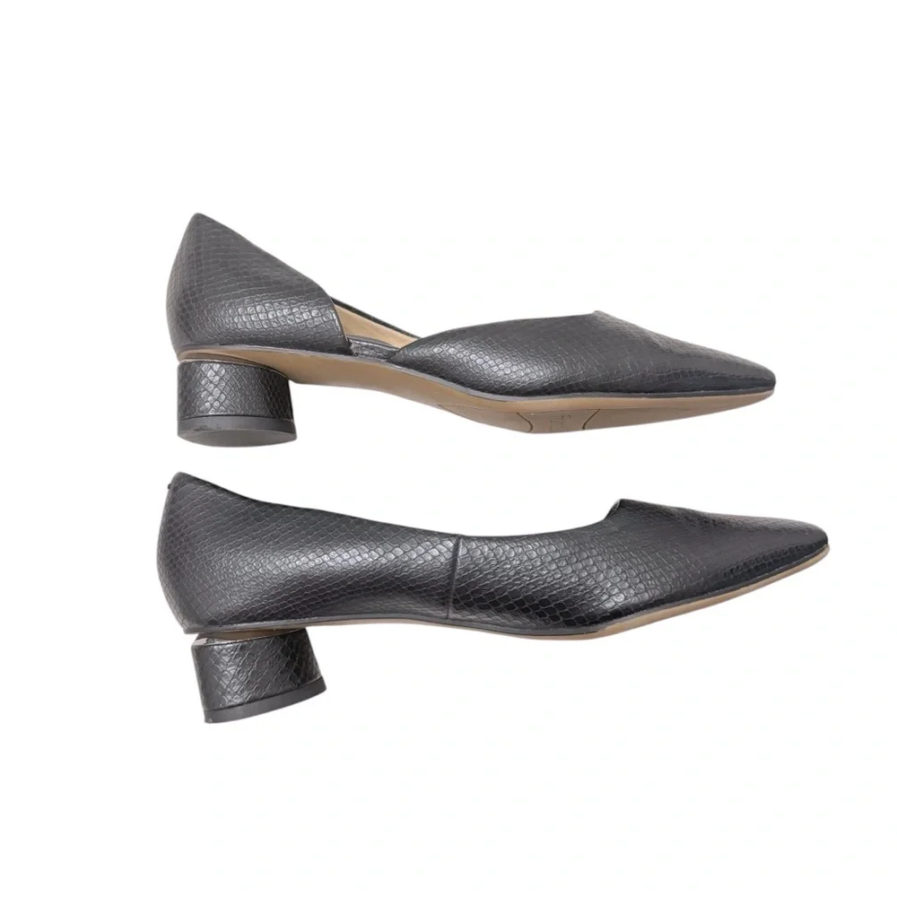 Franco‎ Sarto Citrus Snake Embossed Pump | Black Size 5.5